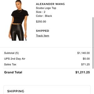 Alexander Wang Scuba Logo Top